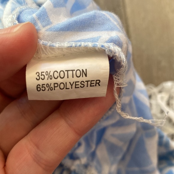 Women’s Blue and White Shorts in Size Size 12 - Picture 7 of 8